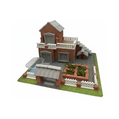 Diy miniatur villa kit - miniatur,
