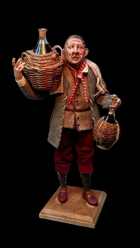 Krippenfigur handwerk vinaio - krippenfigur,